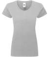 180F Russell Athletic Ladies Authentic Classic Ringspun T-Shirt Light Oxford colour image